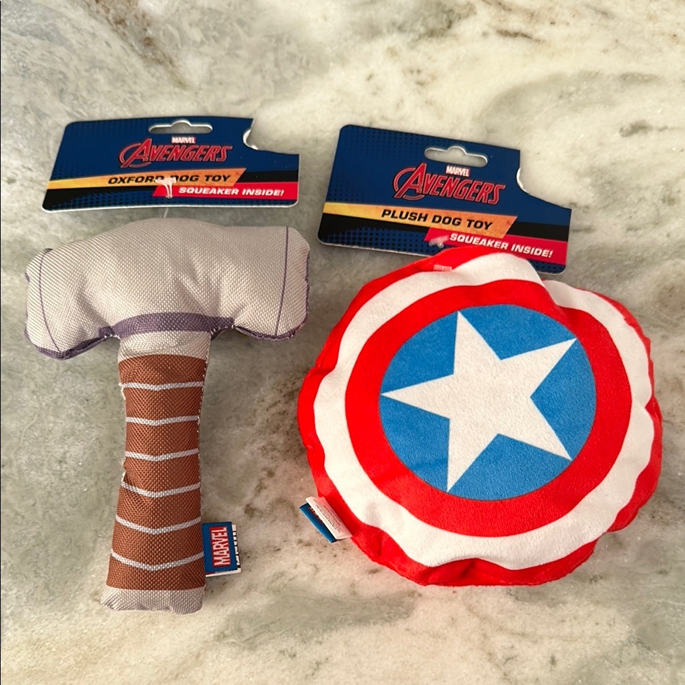 Marvel Avengers Hammer and shield Dog Toy
